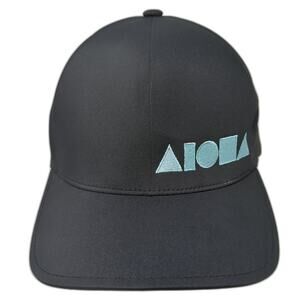 Aloha Fitted Baseball Cap Black XL Embroidered Outdoor 6 Panel Flexfit Delta